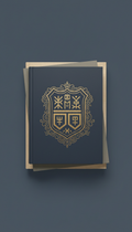 Luxury Notebook with Embossed Crest
