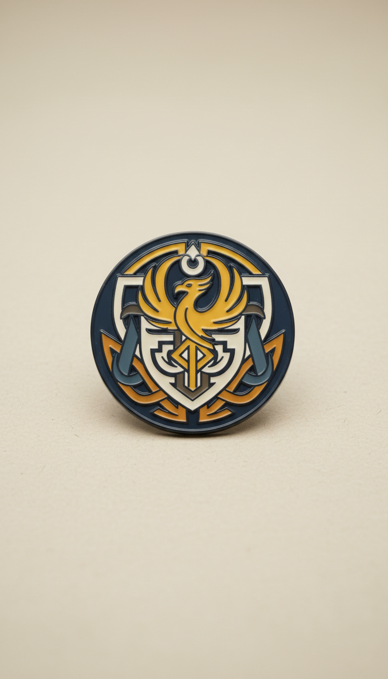 Enamel Badge Featuring Guild Emblem